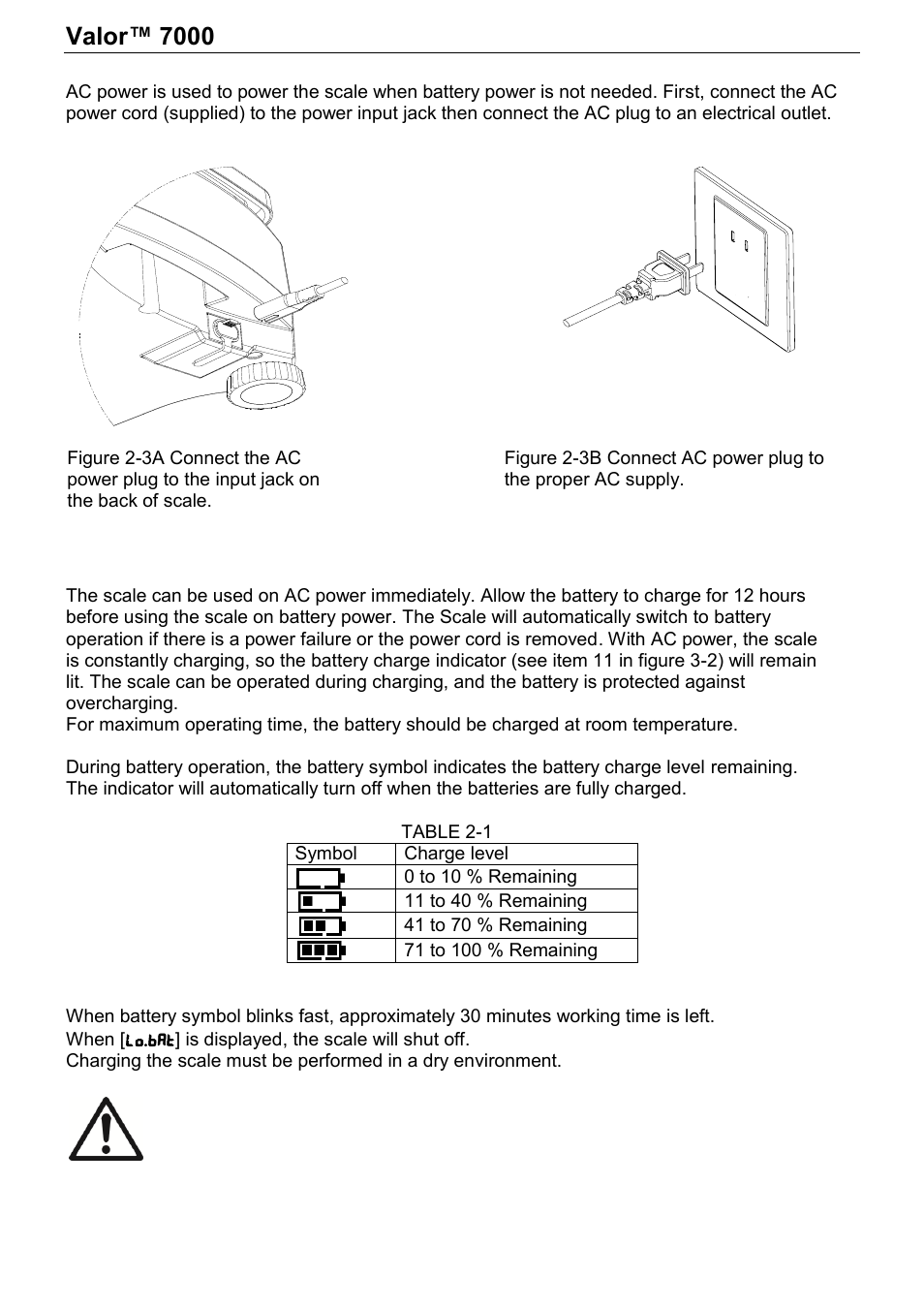 Valor™ 7000, Series en-3 | Rice Lake Valor 7000, Ohaus - Instruction Manual User Manual | Page 5 / 40