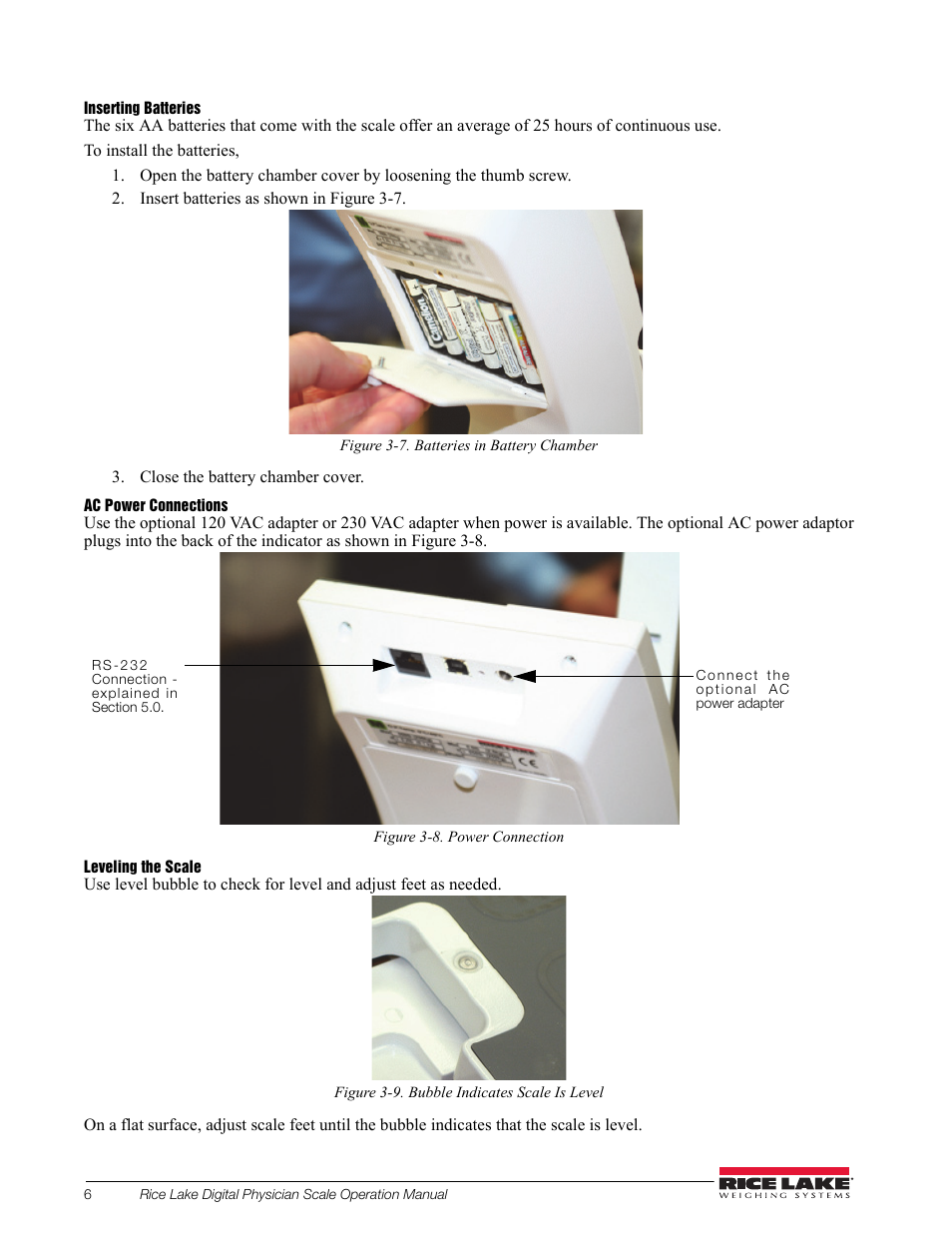 Rice Lake Waist Level Digital Physician Scales (150-10-6) - Operation and Setup Manual User Manual | Page 10 / 22