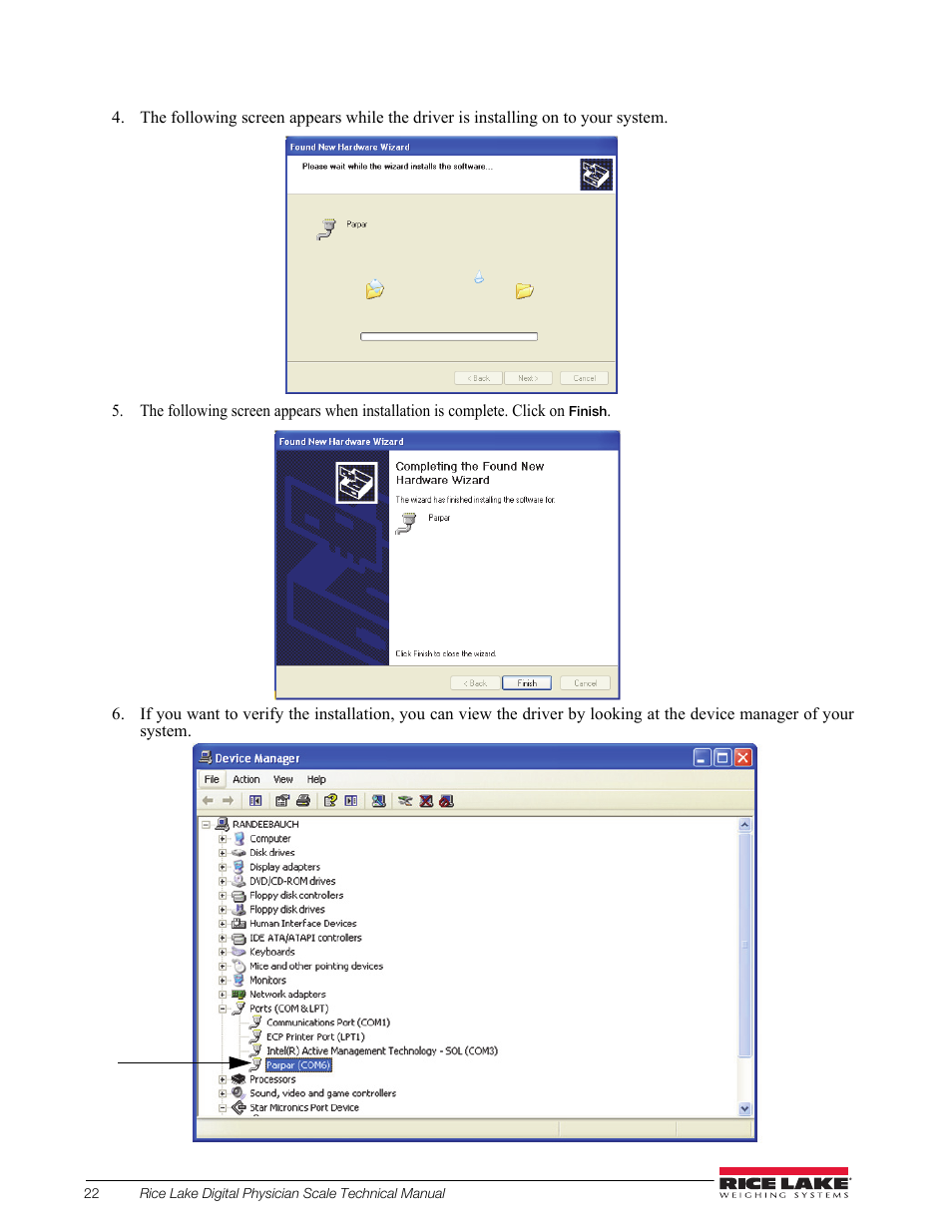 Rice Lake Waist Level Digital Physician Scales (150-10-6) - Technical and Operation Manual User Manual | Page 26 / 34