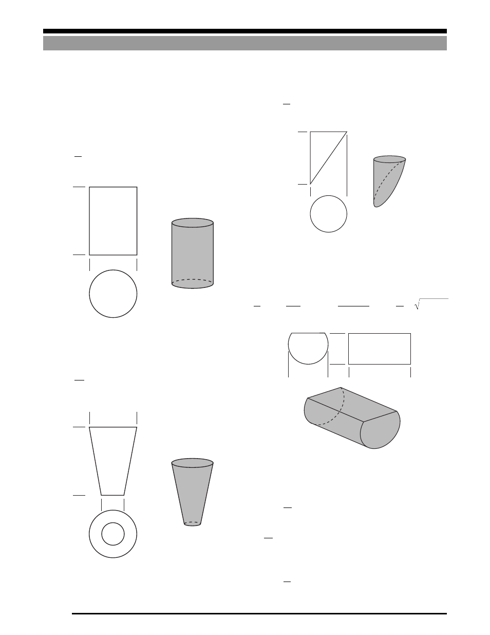 Calculating tank volumes, Formulas for various tank shapes and sections, Calculating tank volumes -14 | Formulas for various tank shapes and sections -14, System design | Rice Lake Weigh Modules/Mount Assemblies User Manual | Page 16 / 83