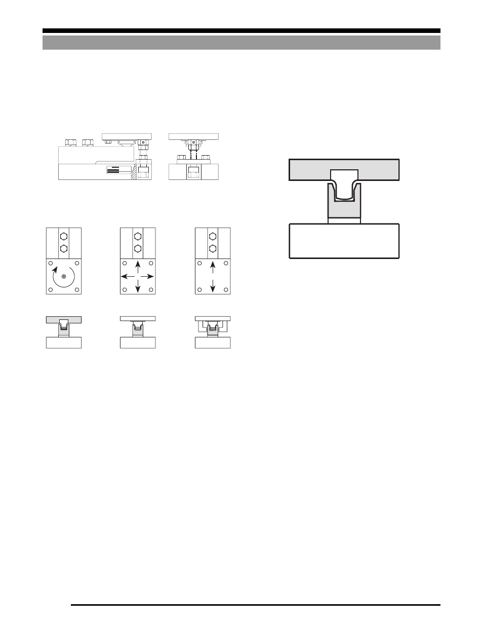 Weigh modules, Single-ended beams paramounts, Hs & paramounts | Allowable movement, Construction and features | Rice Lake Weigh Modules/Mount Assemblies User Manual | Page 37 / 83