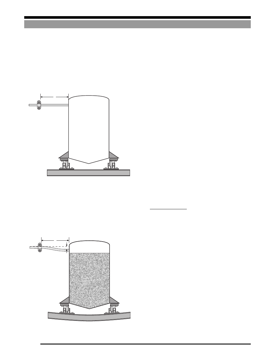 Attaching piping to weigh vessels -2, Attaching piping to weigh vessels, Vessel attachments | Rice Lake Weigh Modules/Mount Assemblies User Manual | Page 54 / 83