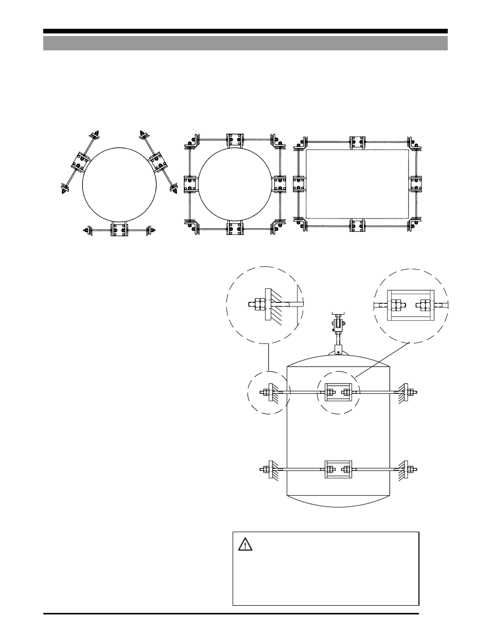 Vessel restraint systems -9, Stay rods -9, Vessel restraint systems | Vessel attachments, Stay rods | Rice Lake Weigh Modules/Mount Assemblies User Manual | Page 61 / 83