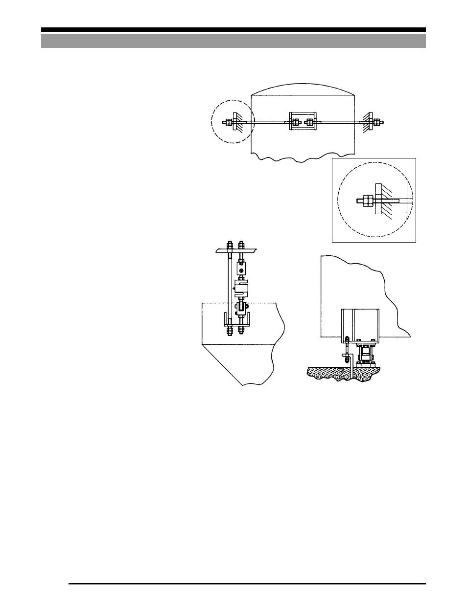 Safety check rods -10, Vessel attachments, Safety check rods | Rice Lake Weigh Modules/Mount Assemblies User Manual | Page 62 / 83