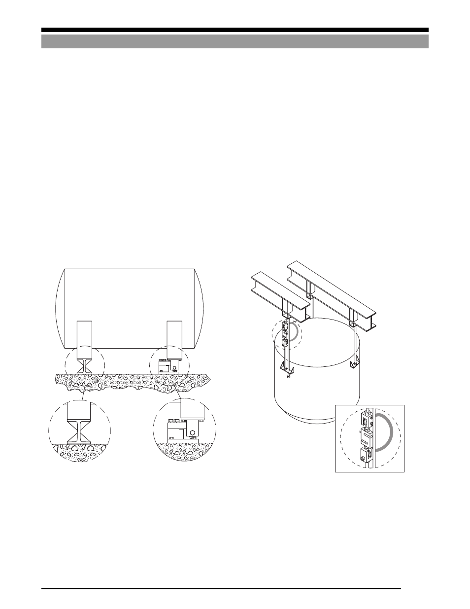 Low-accuracy systems: partial mounting on flexures, Vessel attachments | Rice Lake Weigh Modules/Mount Assemblies User Manual | Page 63 / 83