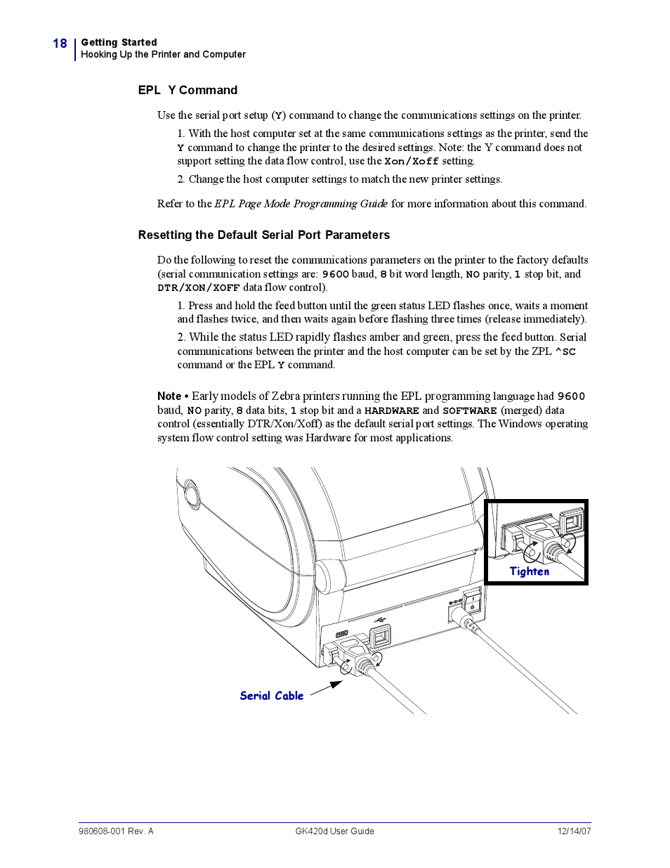 Rice Lake Zebra GK420d User Manual | Page 30 / 88