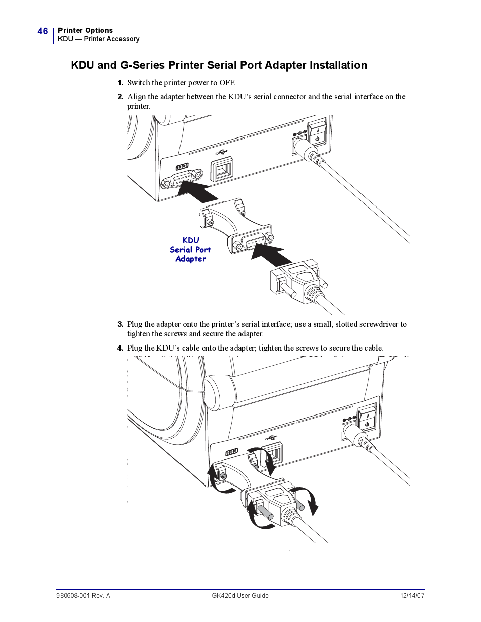 Rice Lake Zebra GK420d User Manual | Page 58 / 88