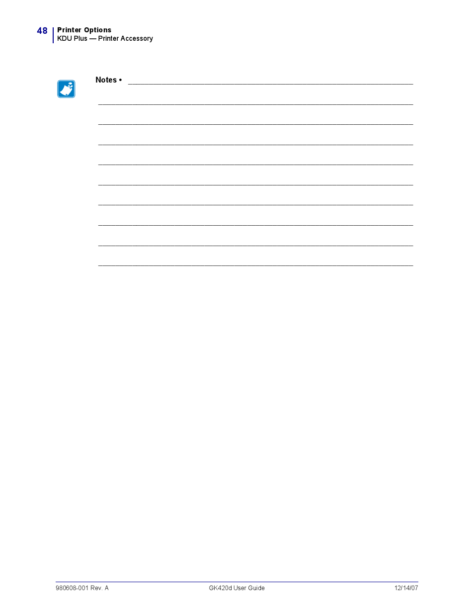 Rice Lake Zebra GK420d User Manual | Page 60 / 88