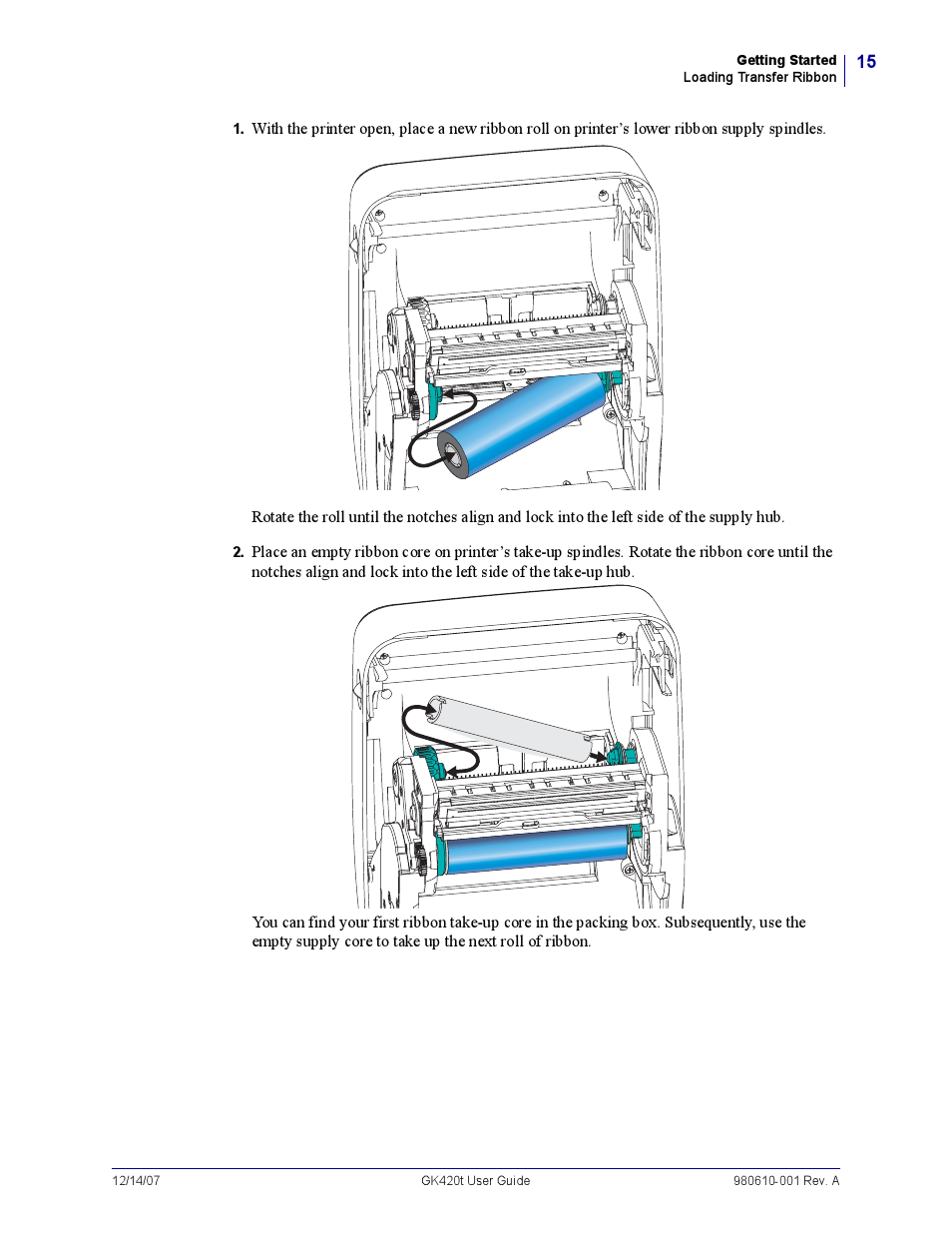 Rice Lake Zebra GK420t User Manual | Page 27 / 96
