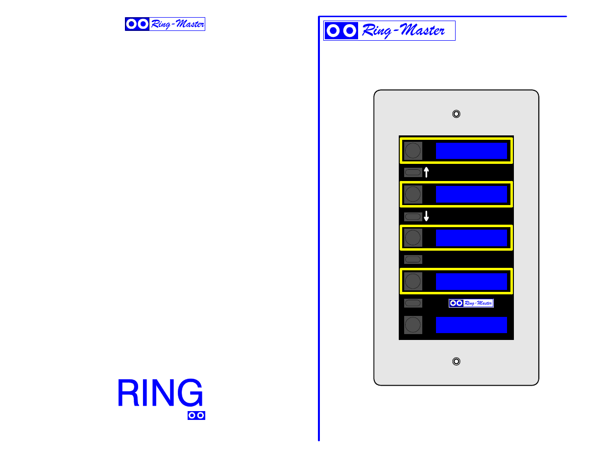 Ring, Ring-master user guide dad104, Ring-master ring- master | Ring Communications DAD104b User Guide User Manual | Page 2 / 2