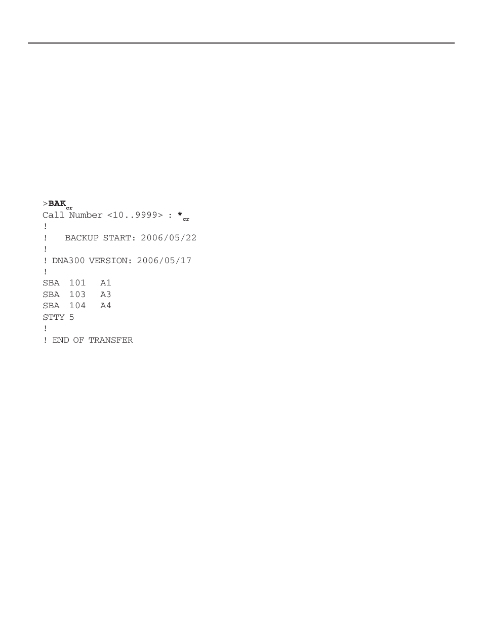 Backup | Ring Communications DNA300 User Manual | Page 16 / 17