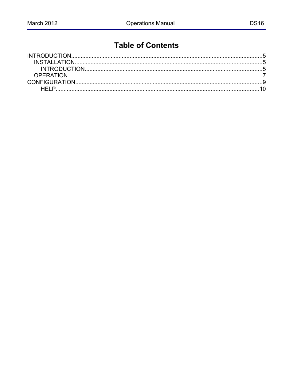 Ring Communications DS16 OPERATIONS MANUAL User Manual | Page 3 / 13
