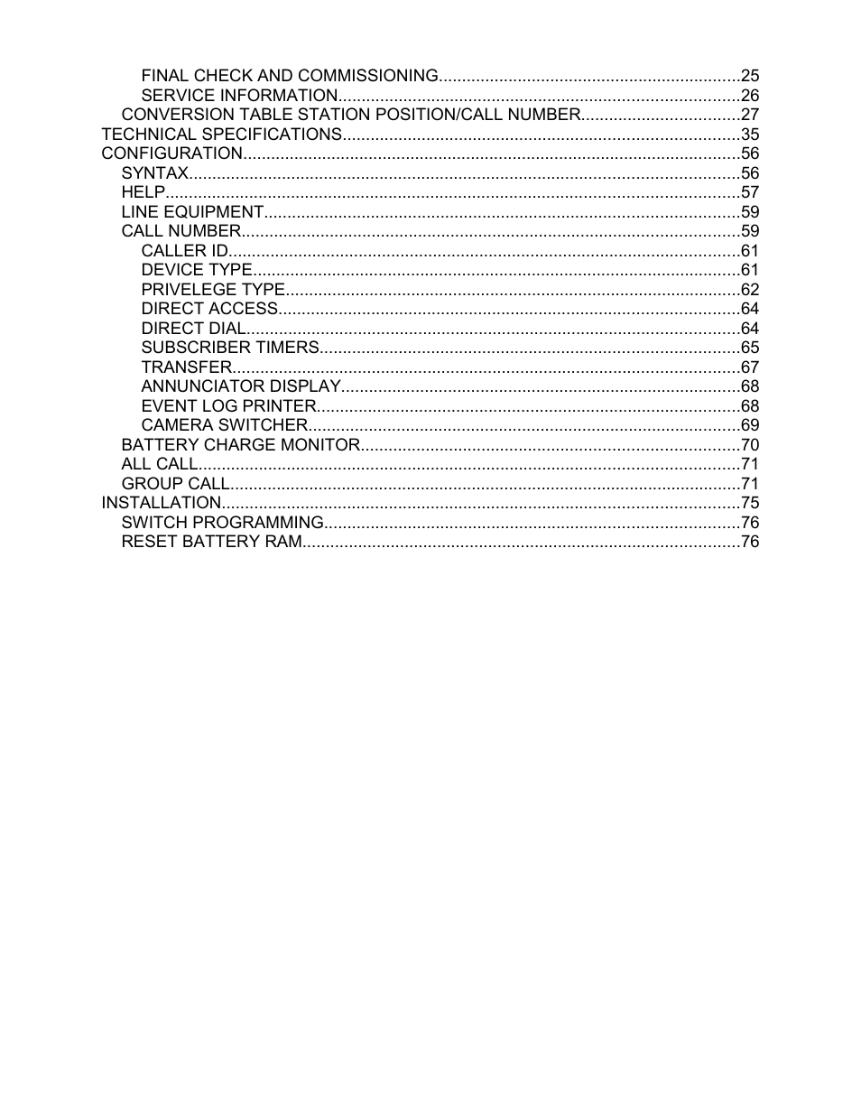 Ring Communications CB901EX User Manual | Page 4 / 77