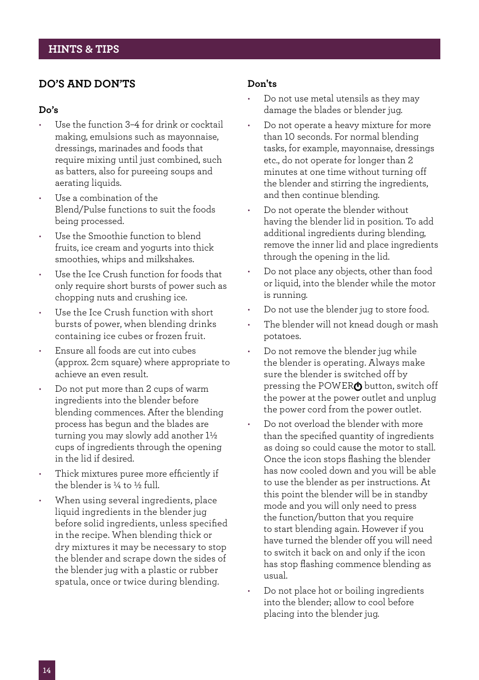 Sage Kinetix Control BBL605UK User Manual | Page 15 / 30