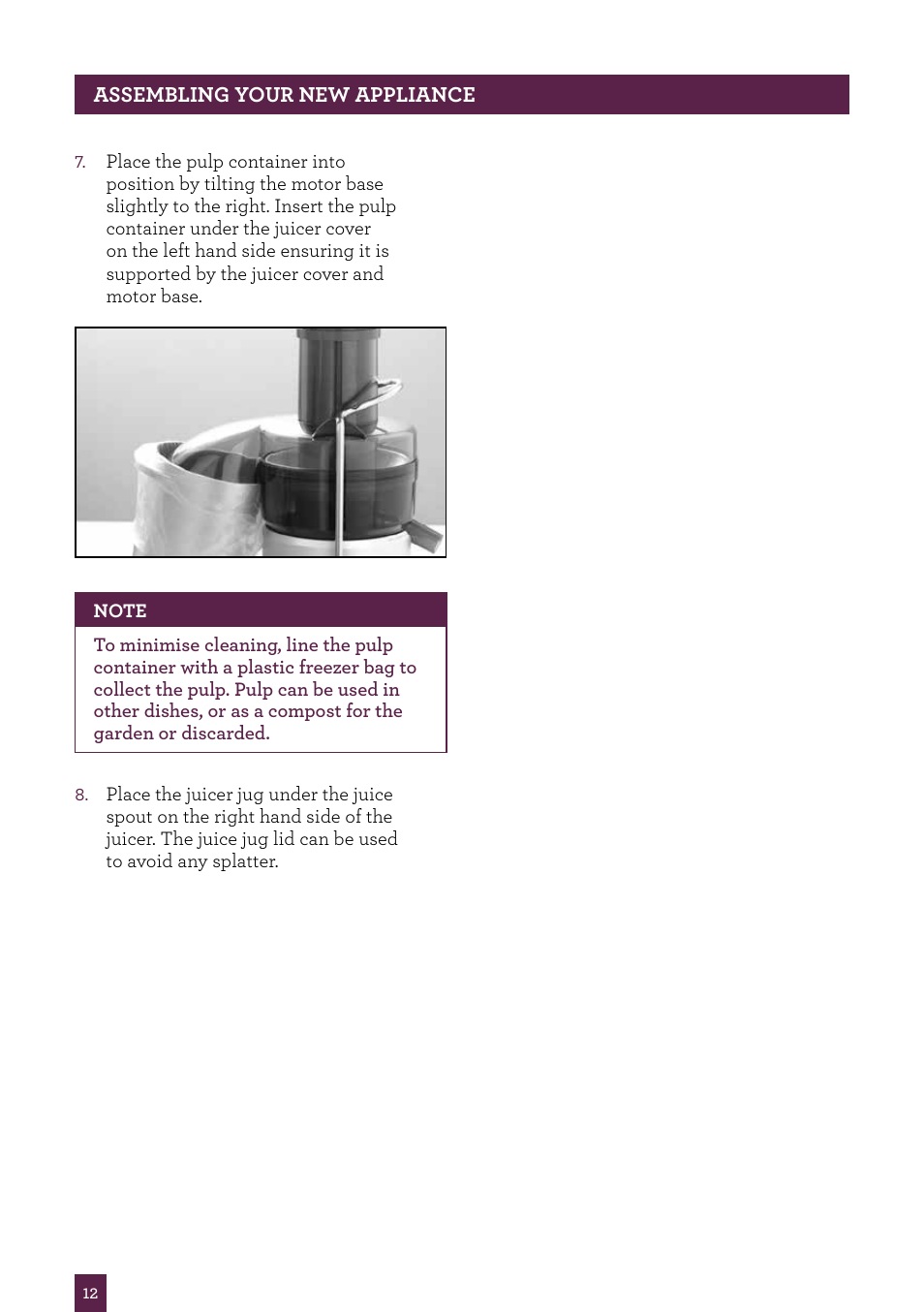 Sage Nutri Juicer BJE410UK User Manual | Page 13 / 40
