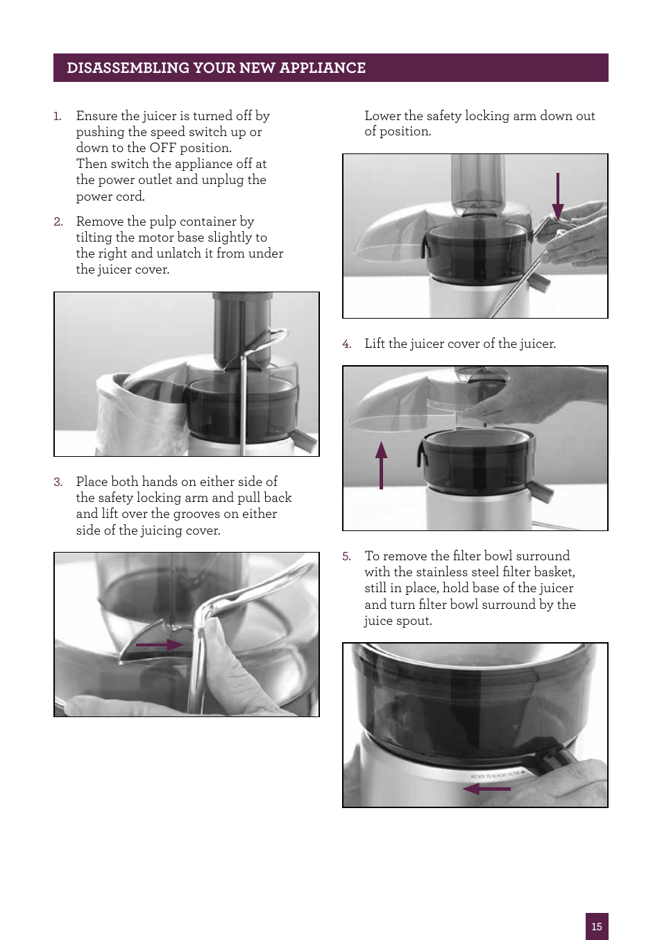 Sage Nutri Juicer BJE410UK User Manual | Page 16 / 40