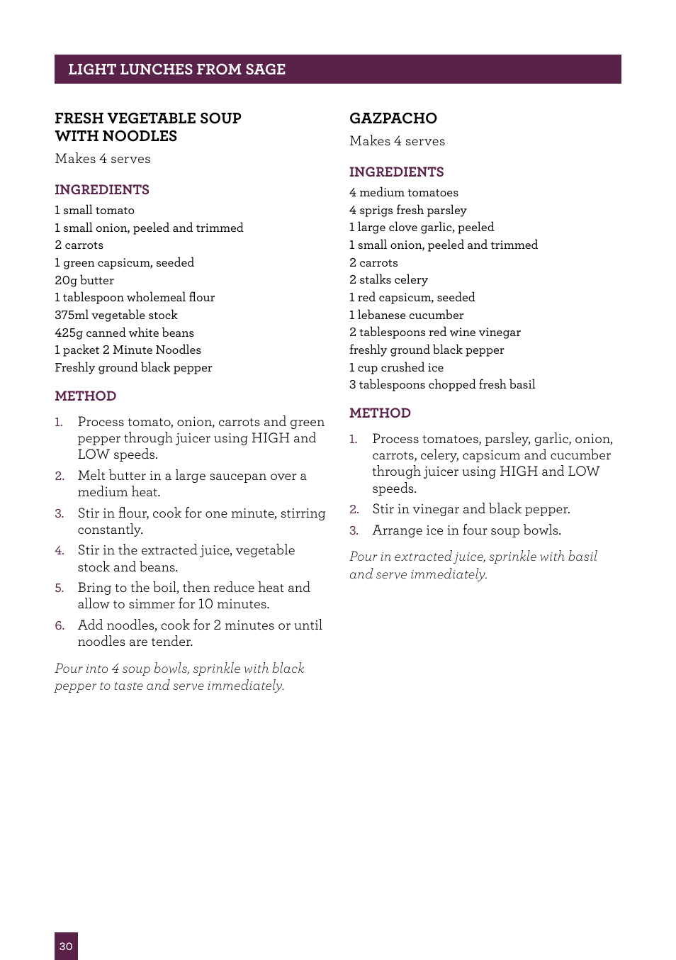 Sage Nutri Juicer BJE410UK User Manual | Page 31 / 40
