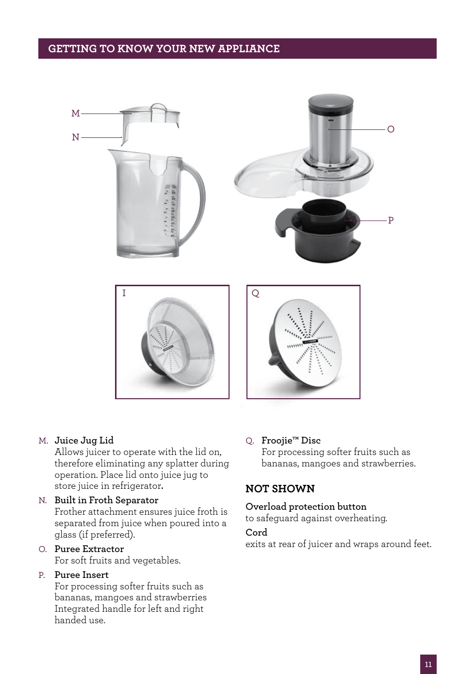 Sage Nutri Juicer Pro BJE820UK User Manual | Page 12 / 48