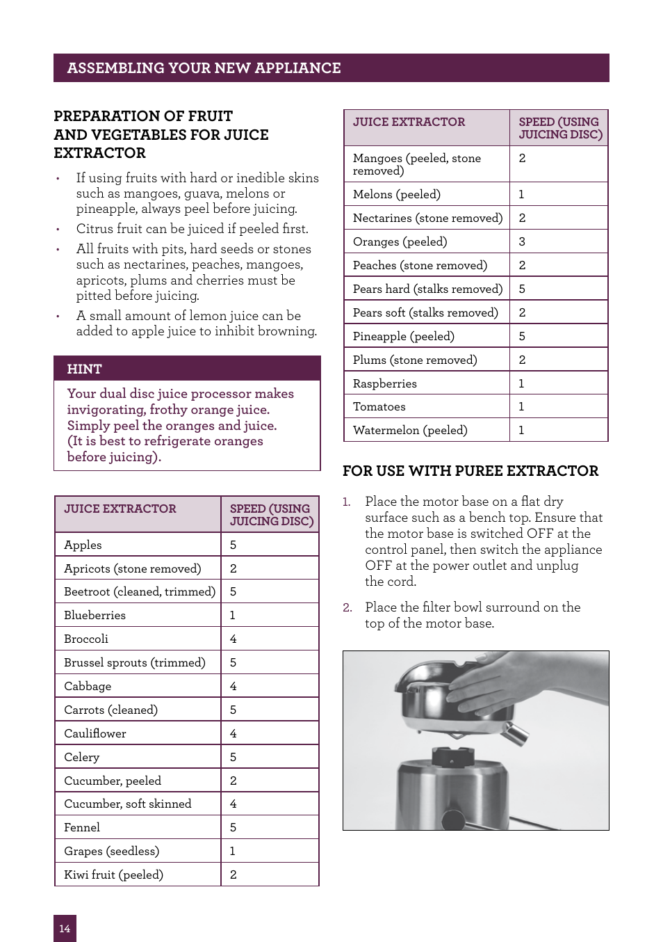 Sage Nutri Juicer Pro BJE820UK User Manual | Page 15 / 48