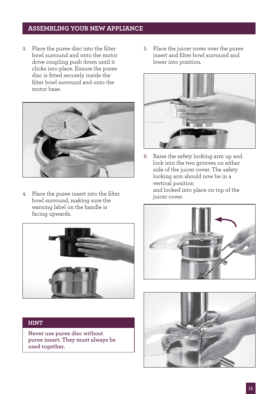 Sage Nutri Juicer Pro BJE820UK User Manual | Page 16 / 48