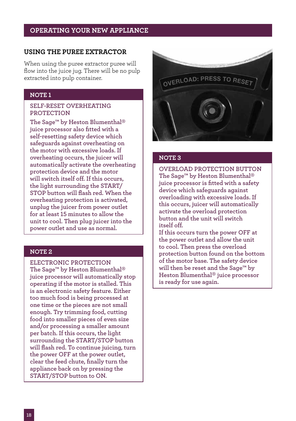 Sage Nutri Juicer Pro BJE820UK User Manual | Page 19 / 48