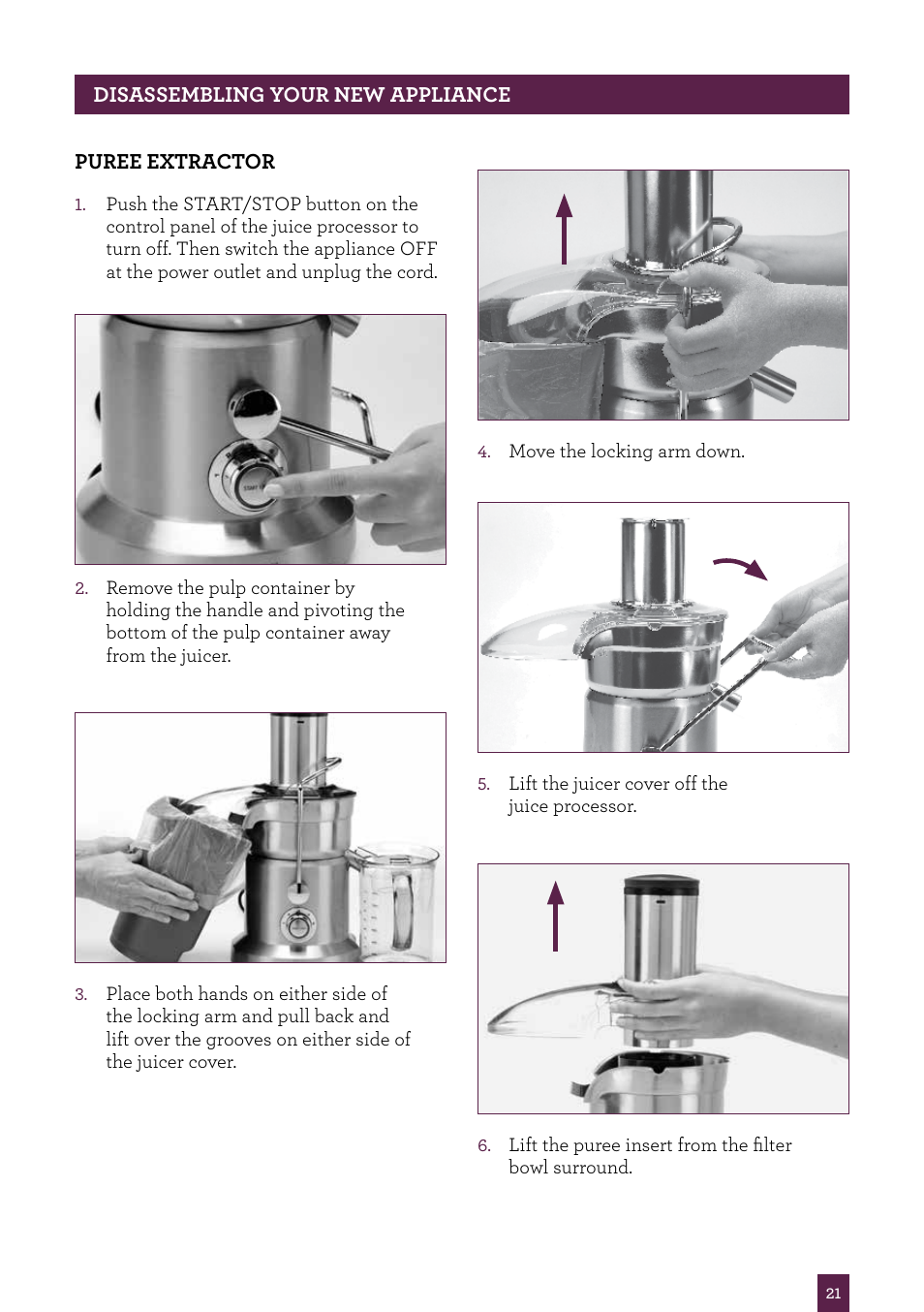 Sage Nutri Juicer Pro BJE820UK User Manual | Page 22 / 48
