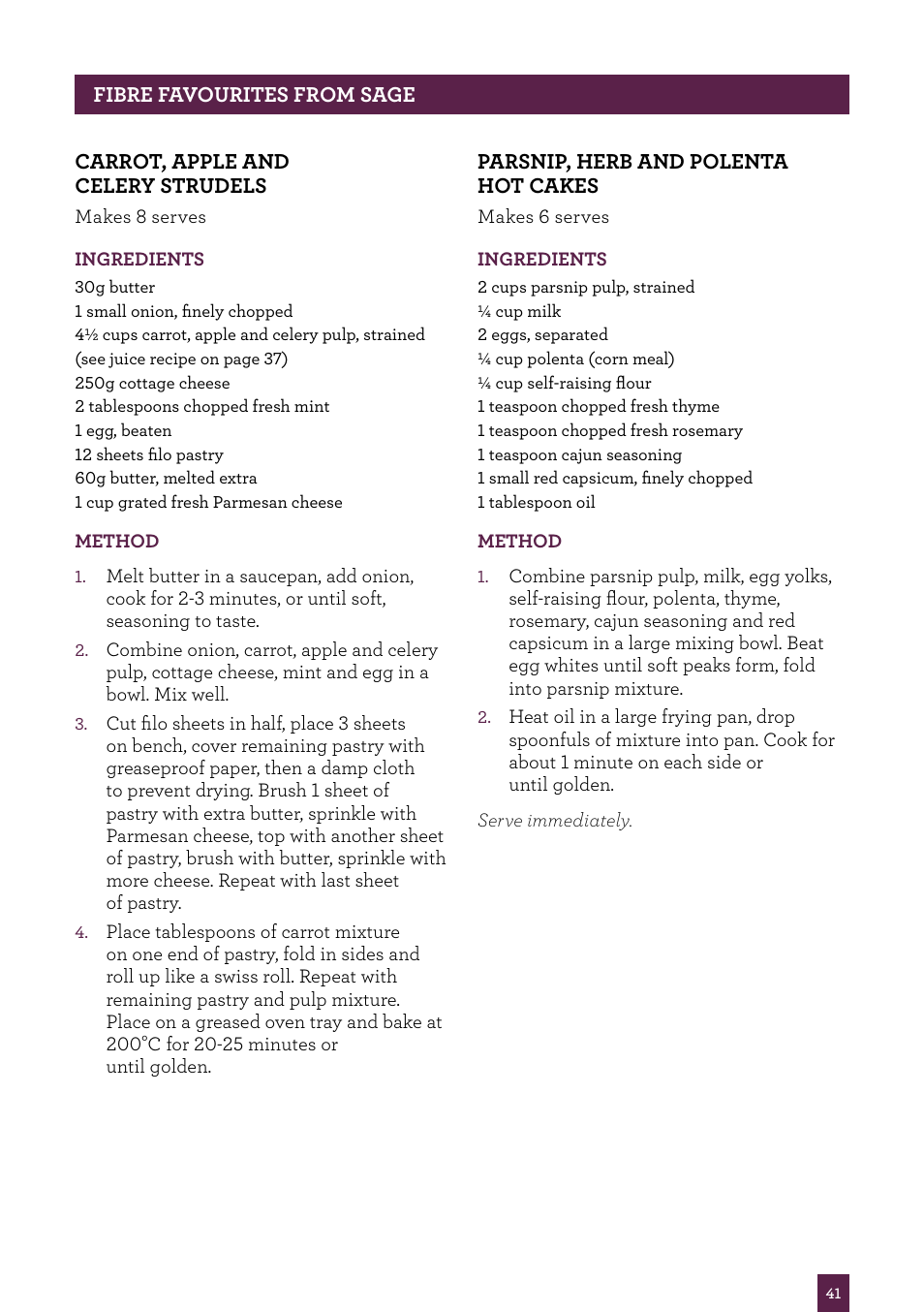 Sage Nutri Juicer Pro BJE820UK User Manual | Page 42 / 48