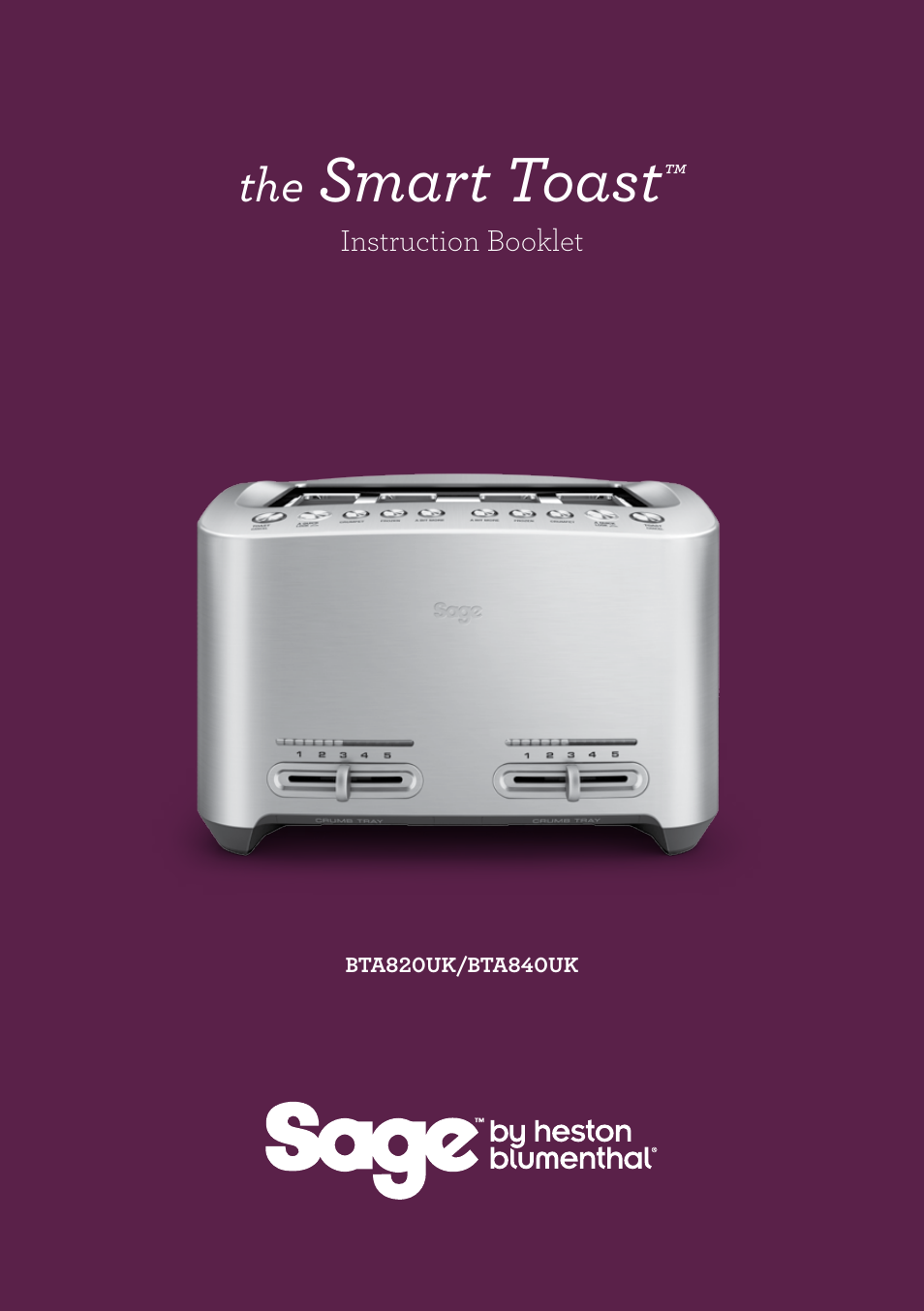Smart toast | Sage Smart Toast BTA820UK/BTA840UK User Manual | Page 2 / 16