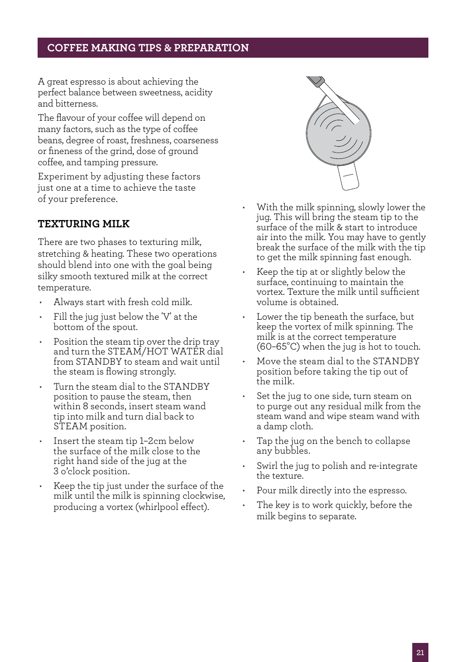 Sage Barista Express BES870UK User Manual | Page 22 / 36