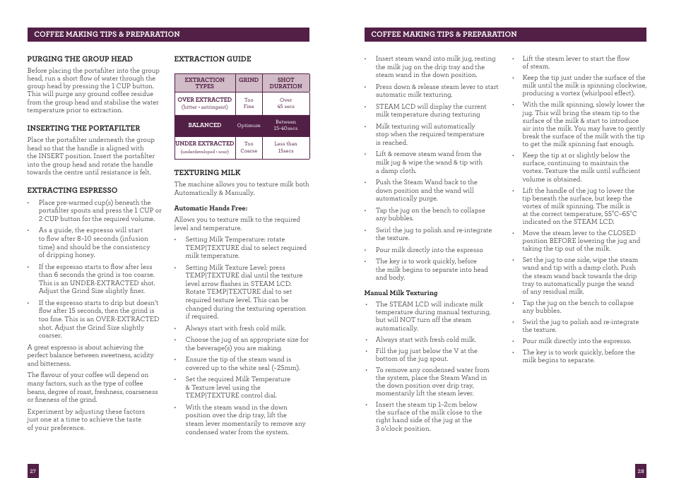 Sage Oracle BES980UK User Manual | Page 14 / 22