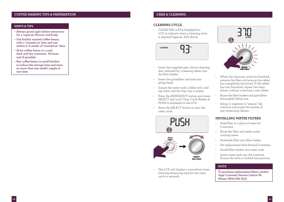 Sage Oracle BES980UK User Manual | Page 15 / 22
