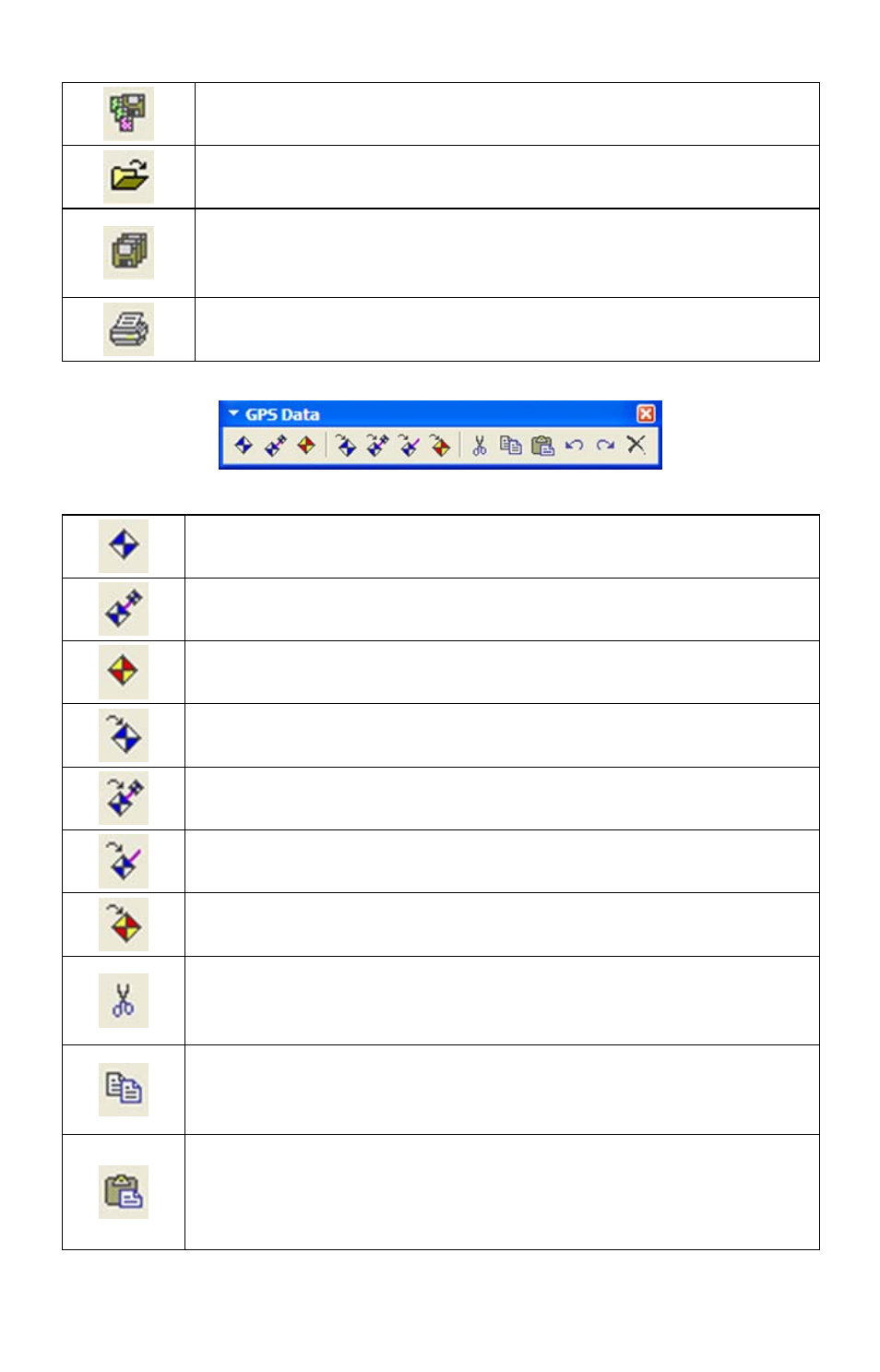 Gps data toolbar | Brunton MapCreate 6 User Manual | Page 44 / 108