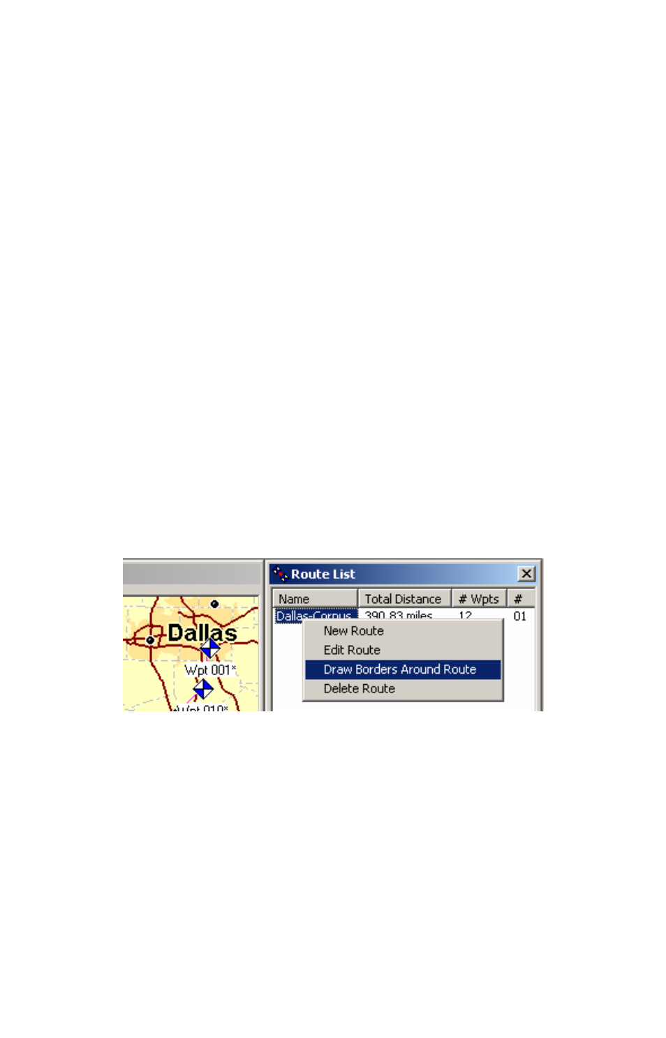 Creating a corridor map from a route | Brunton MapCreate 6 User Manual | Page 69 / 108