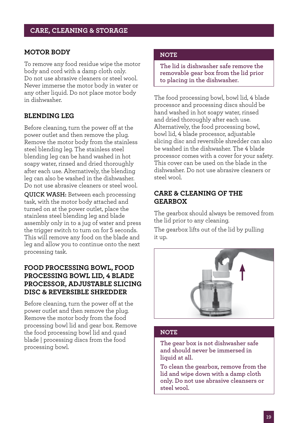 Sage Control Grip All In One BSB530UK User Manual | Page 20 / 42