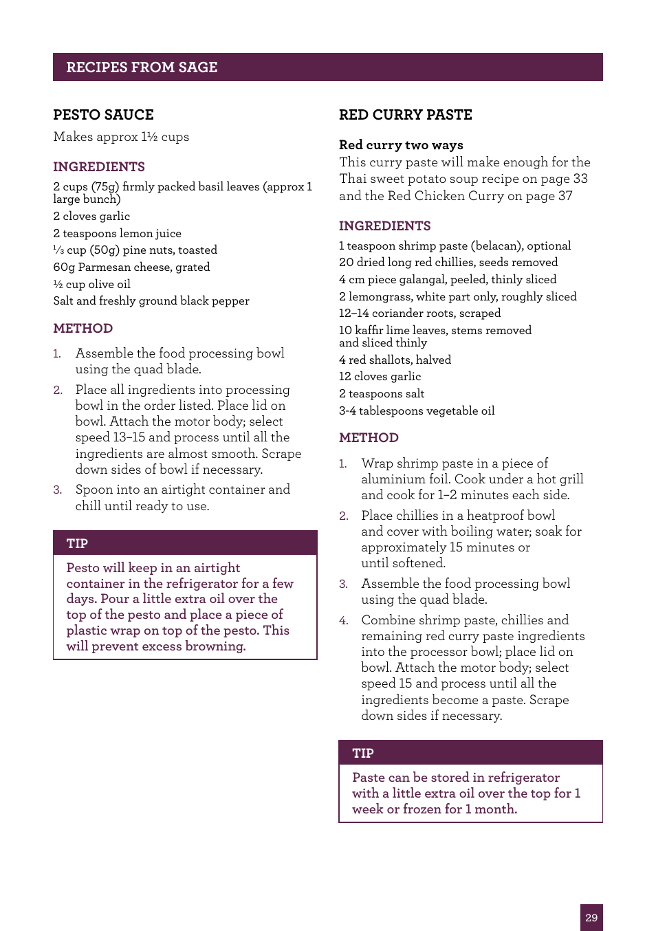 Sage Control Grip All In One BSB530UK User Manual | Page 30 / 42