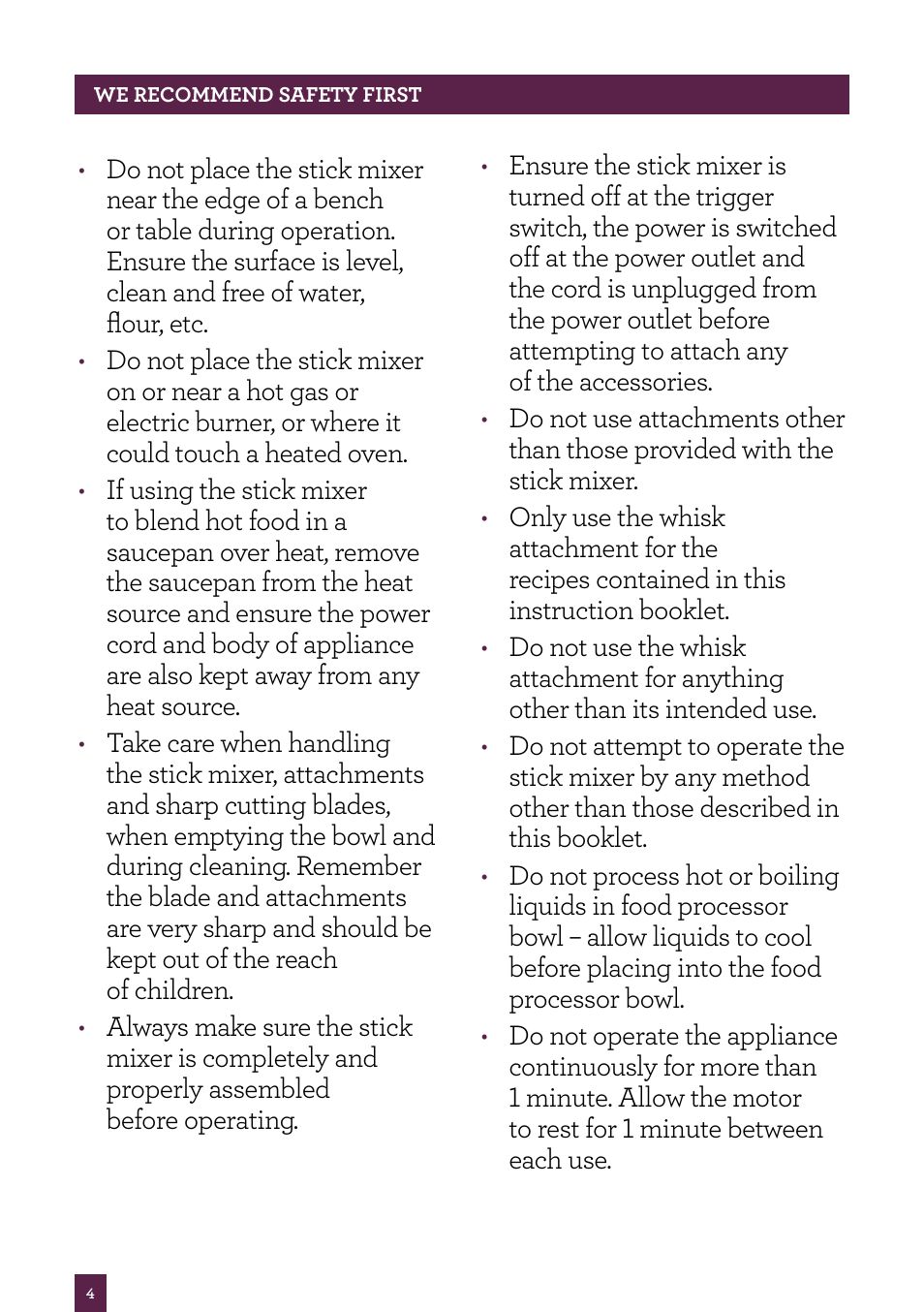 Sage Control Grip All In One BSB530UK User Manual | Page 5 / 42