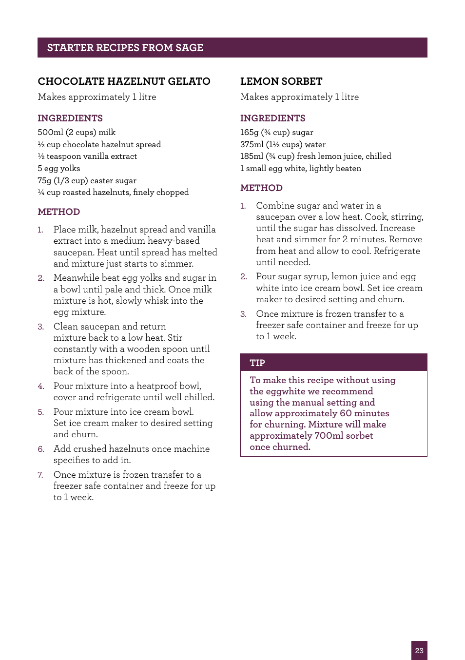 Sage Smart Scoop BCI600UK User Manual | Page 24 / 38