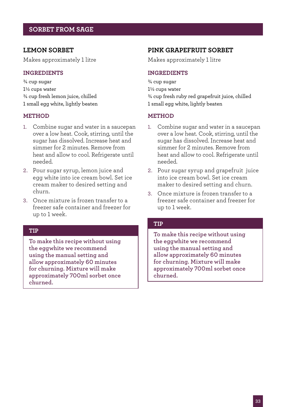 Sage Smart Scoop BCI600UK User Manual | Page 34 / 38