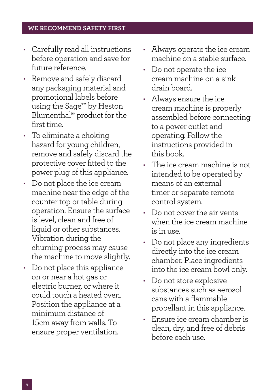 Sage Smart Scoop BCI600UK User Manual | Page 5 / 38