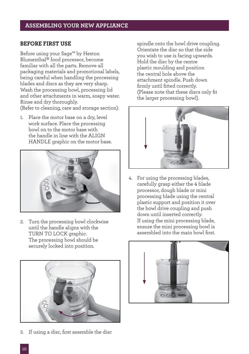 Sage Kitchen Wizz Pro BFP800UK User Manual | Page 11 / 54