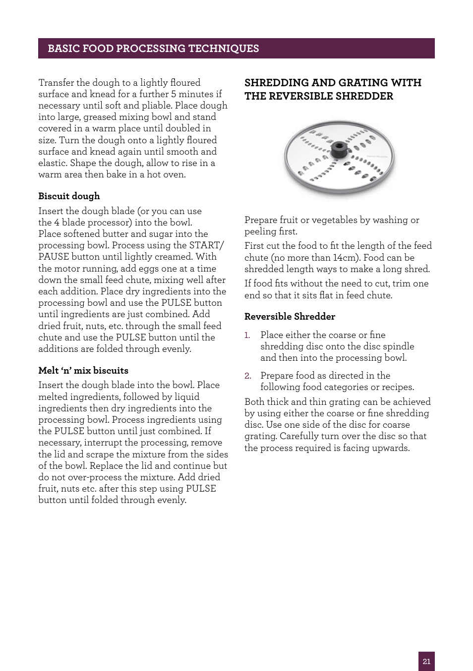 Sage Kitchen Wizz Pro BFP800UK User Manual | Page 22 / 54