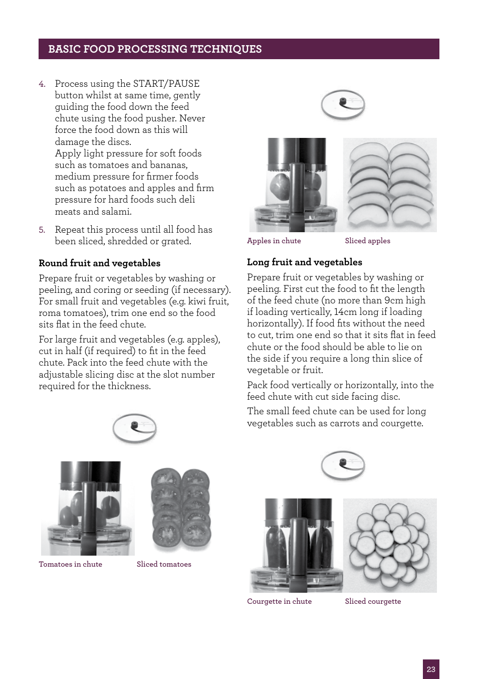 Sage Kitchen Wizz Pro BFP800UK User Manual | Page 24 / 54