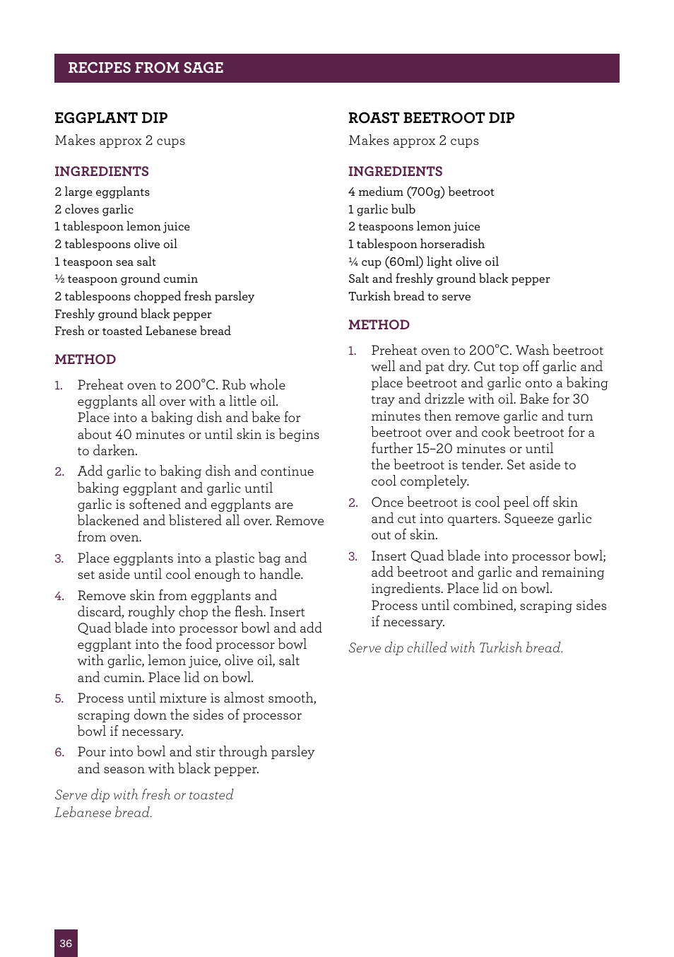 Sage Kitchen Wizz Pro BFP800UK User Manual | Page 37 / 54