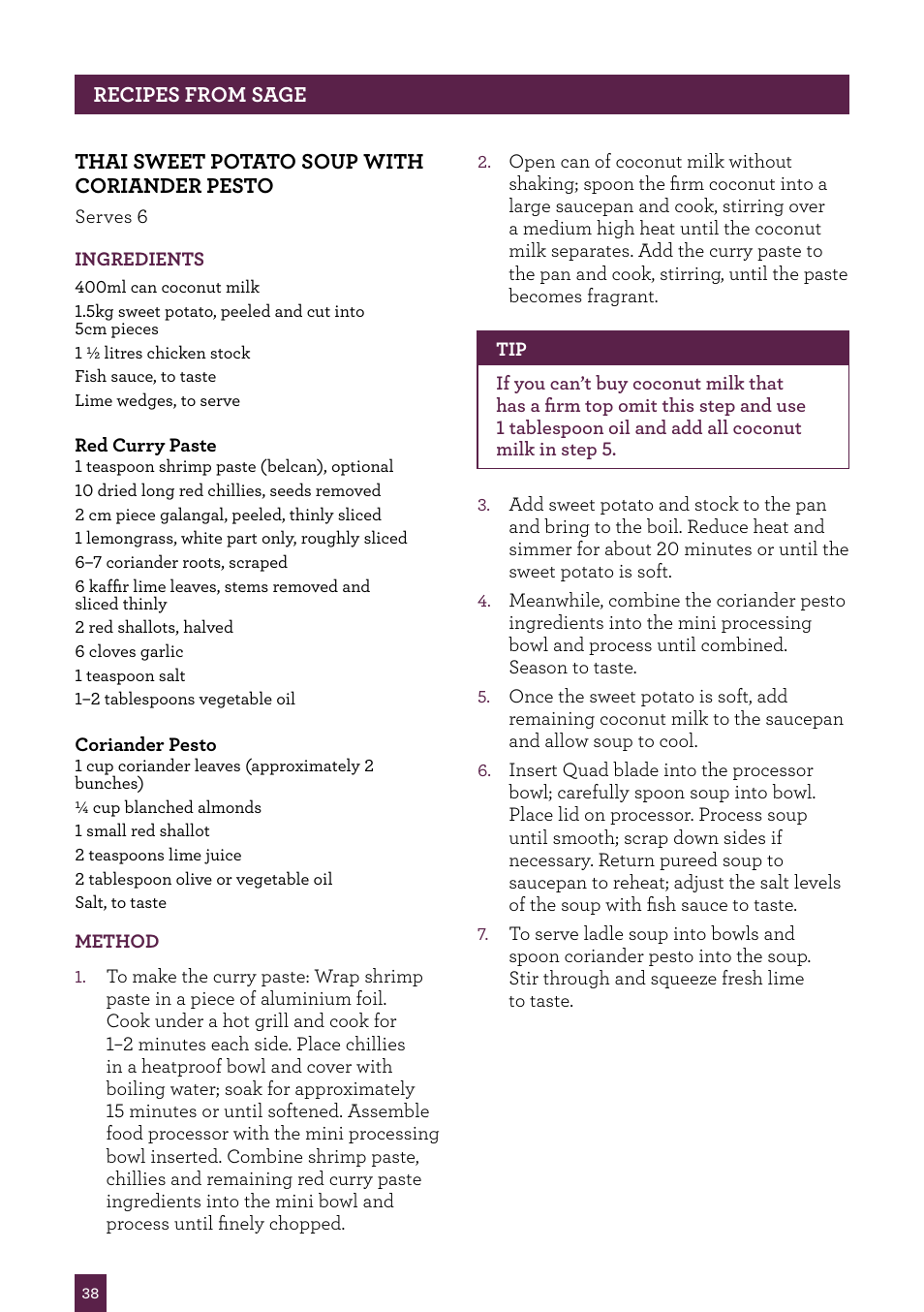 Sage Kitchen Wizz Pro BFP800UK User Manual | Page 39 / 54