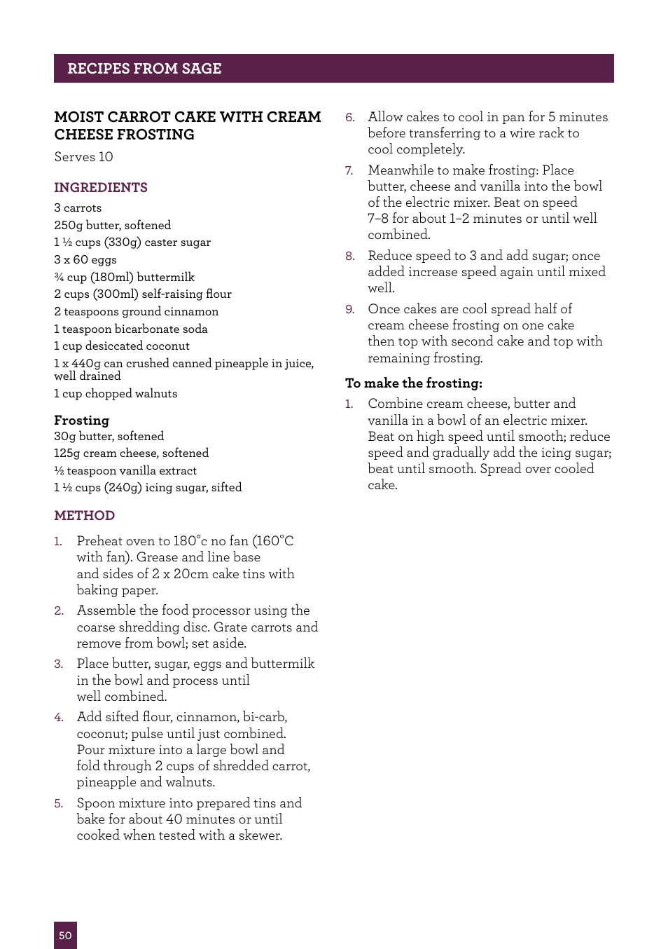 Sage Kitchen Wizz Pro BFP800UK User Manual | Page 51 / 54