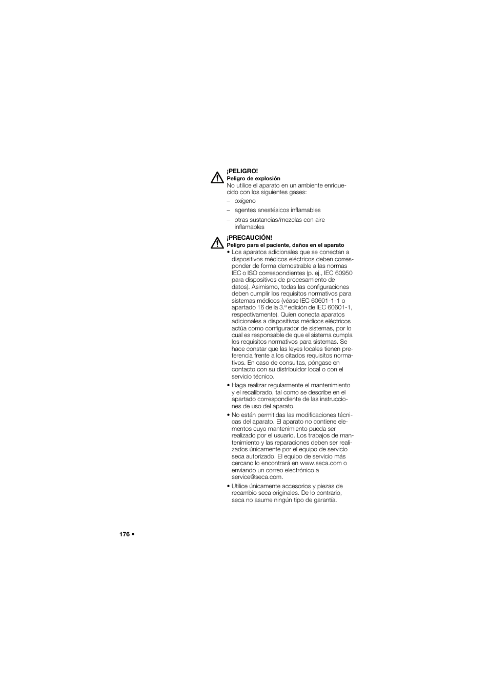 Seca 757 band_1 User Manual | Page 176 / 307