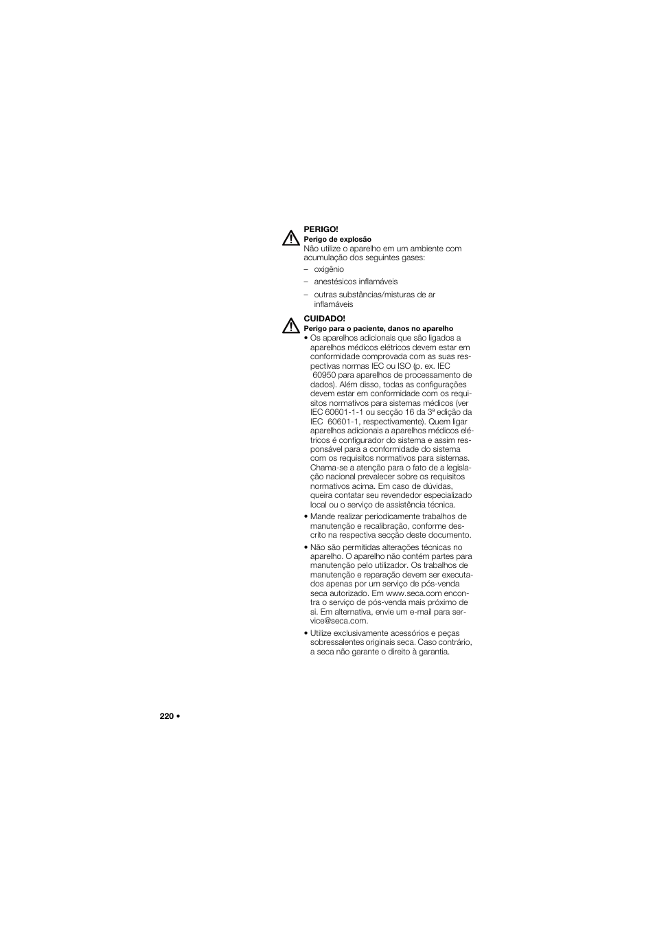 Seca 757 band_1 User Manual | Page 220 / 307
