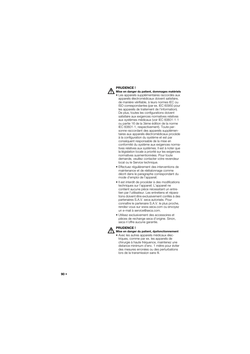 Seca 757 band_1 User Manual | Page 90 / 307