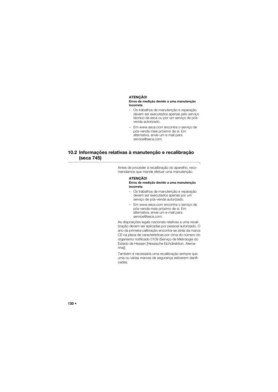 Seca 745 band_1 User Manual | Page 130 / 164