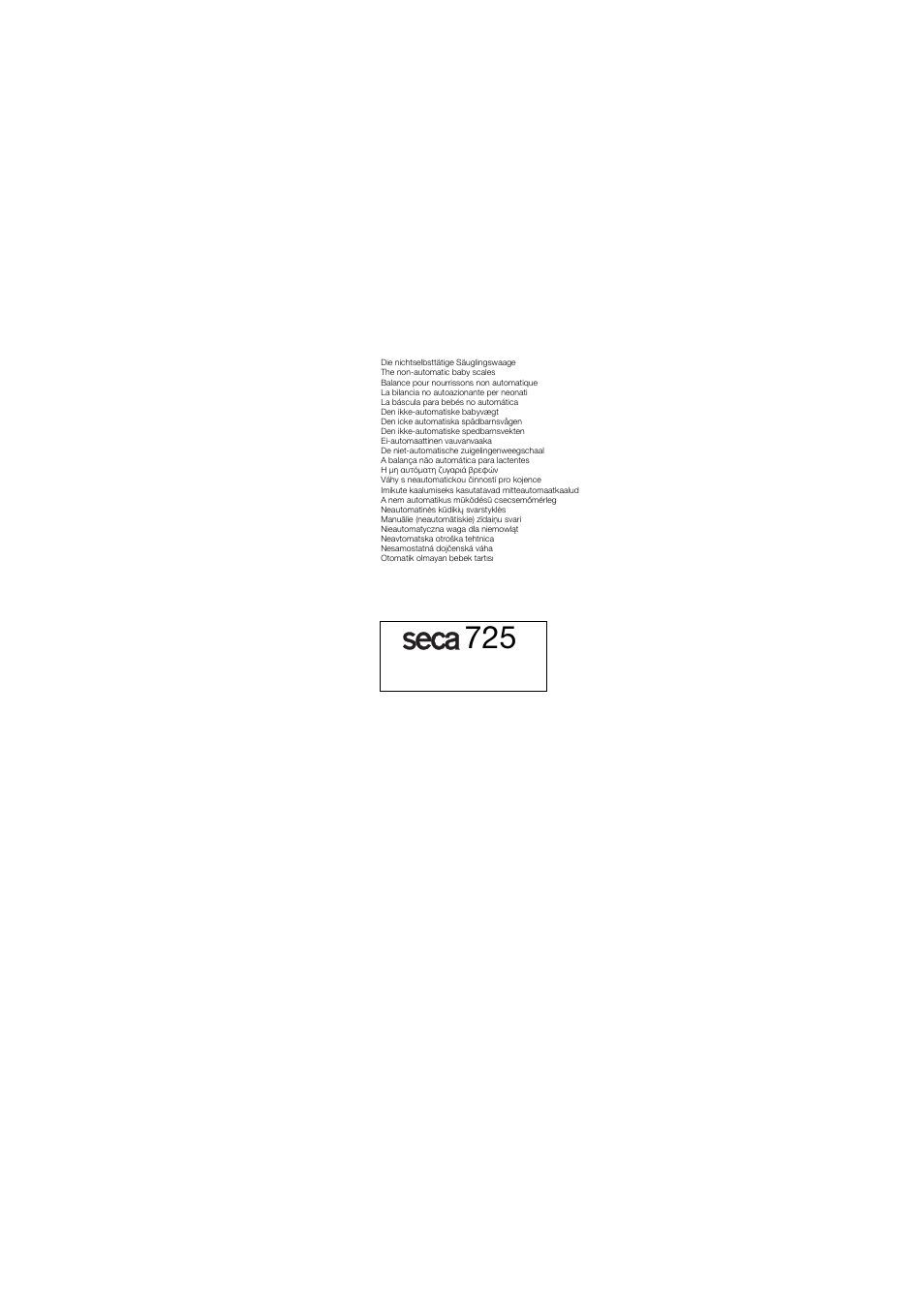 Seca 745 band_1 User Manual | Page 160 / 164